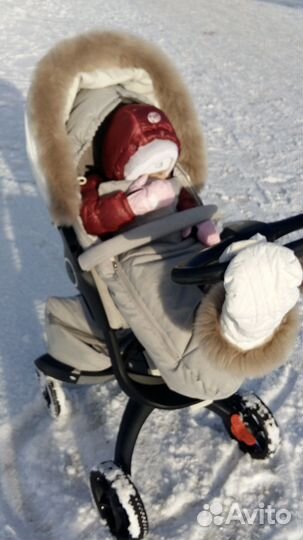 Коляска xplory 2в1отдельно зимний,летний комплект