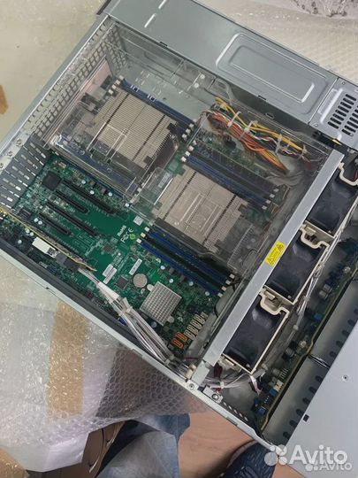 Сервер Supermicro(Xeon e5 2686v4*2,128gb,2tb*2)