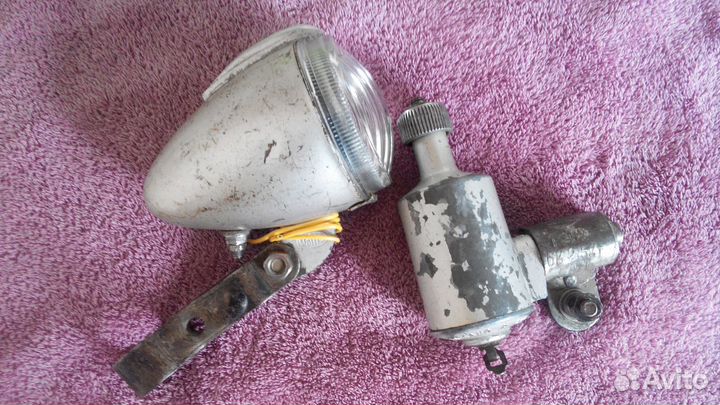 Велосипедная фара генератор СССР