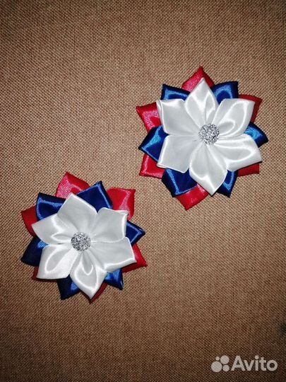 Бантики из репсовой ленты