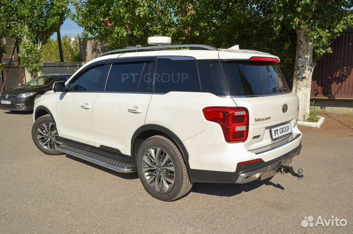 Фаркоп съемный квадрат с нерж GAC GS8 2019+