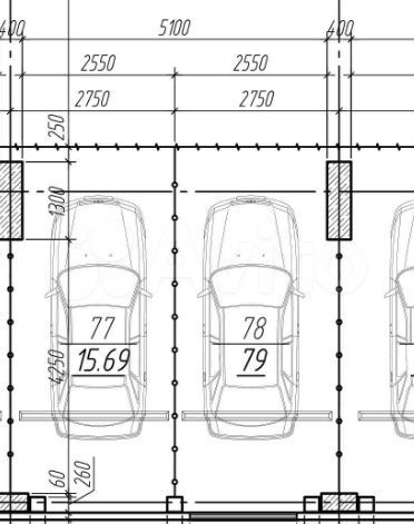 Машиноместо, 16 м²