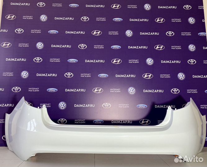 Бампер Задний Kia Rio 3 (11-15) Белый