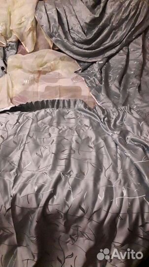 Комплект тюль штора ламбрекен