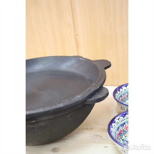 Казан с крышкой-сковородкой