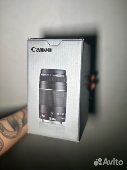 Объектив canon EF 75 -300mm