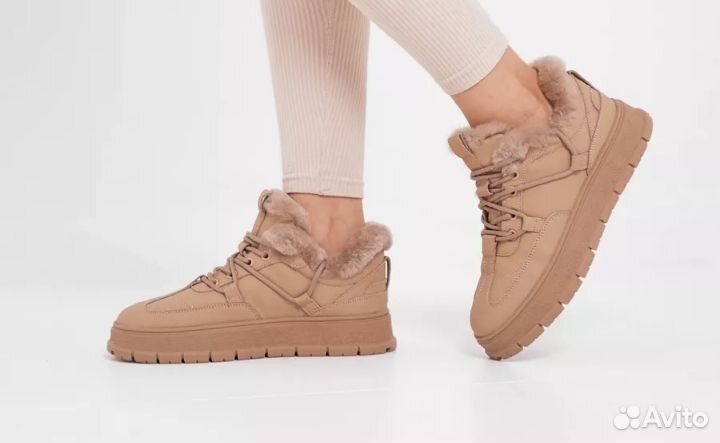Кроссовки зимние женские натуральная кожа