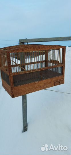 Клетка дубовая для птиц