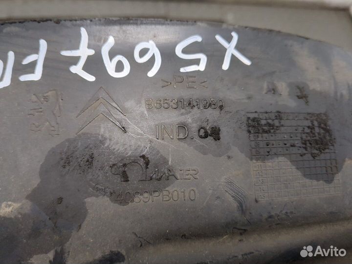 Защита арок (подкрылок) Citroen C4 Grand Picasso, 2010