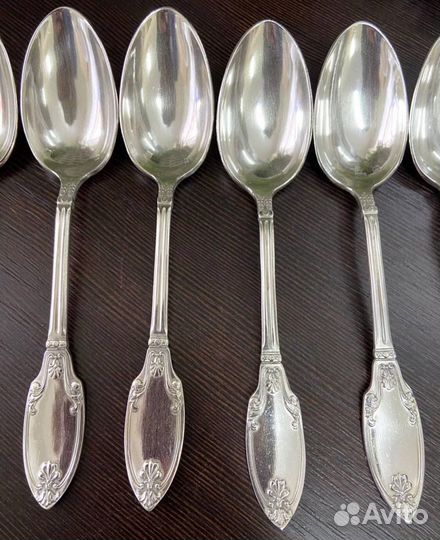 Чайные ложки. Франция. Серебрение