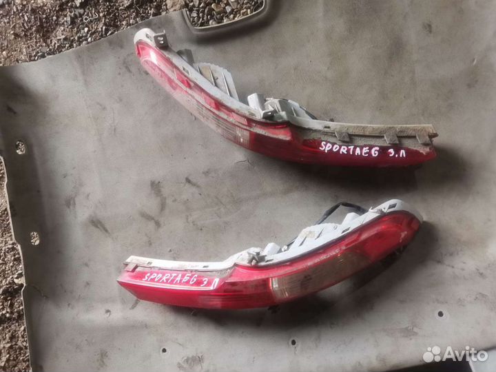 Kia sportage 3 задние фонари в бампер