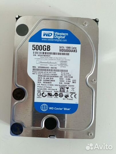 HDD Western Digital 500GB WD5000aaks