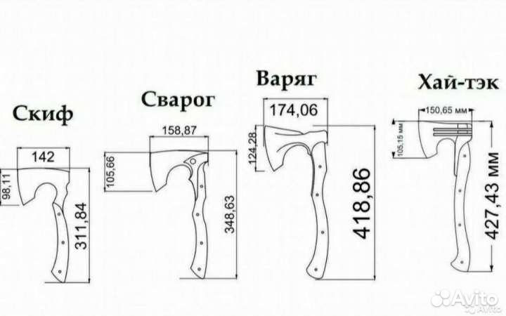 Топоры подарочные кованые ручной работы