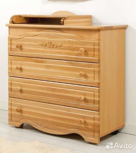 Комод Сильвия люкс и кроватка Гандылян