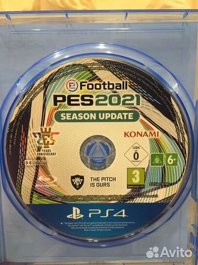 Диски игры для ps4 Pes 2021