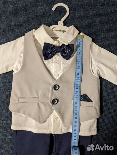 Новогодний костюм для мальчика 68 см