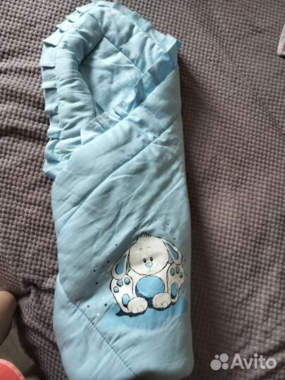 Одеялко детское+ конверт теплый