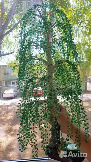 Деревья из бисера