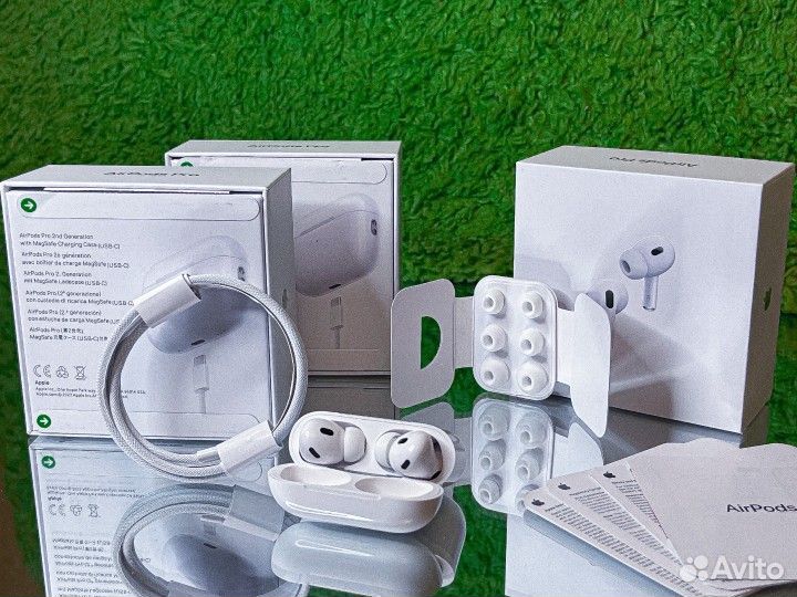 Airpods Pro 2-generation (Type-C+Гарантия+чехол)