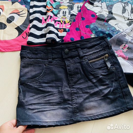 Пакет летних вещей на девочку 134 140 рост