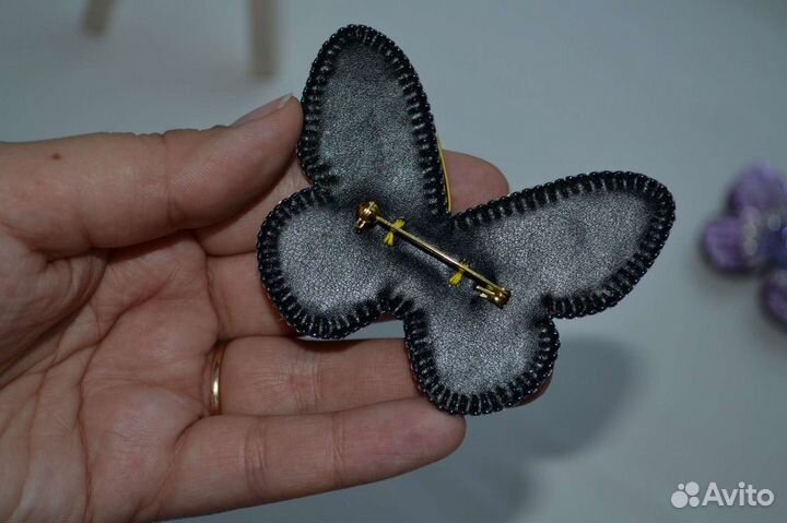 Брошь ручной работы Бабочка