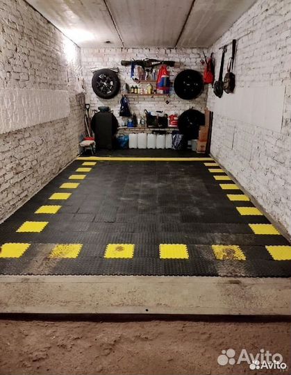 Пвх плитка для гаража