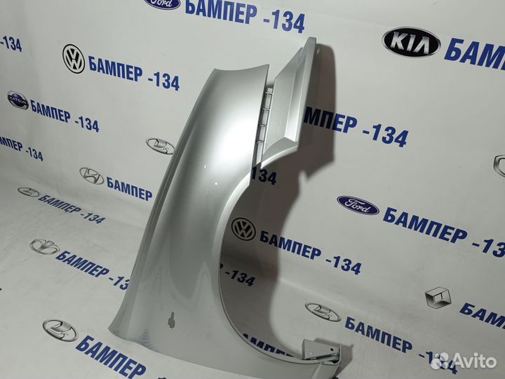 Крыло правое (пластик) LADA kalina 1 серебристый