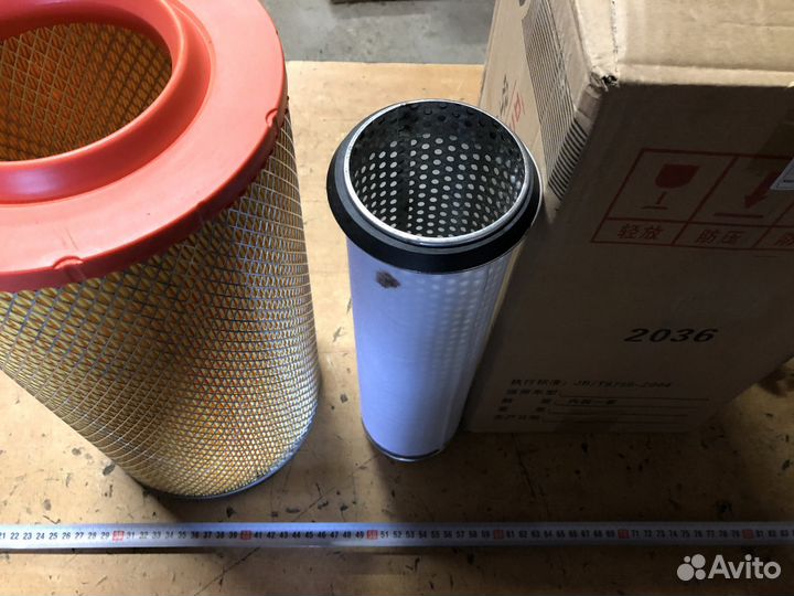 Фильтр воздушный (погрузчик LW-300) (100Х195Х370)