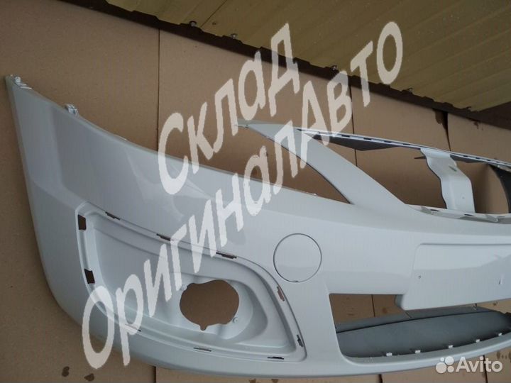 Бампер передний Лада Ларгус Ледниковый 221 белый