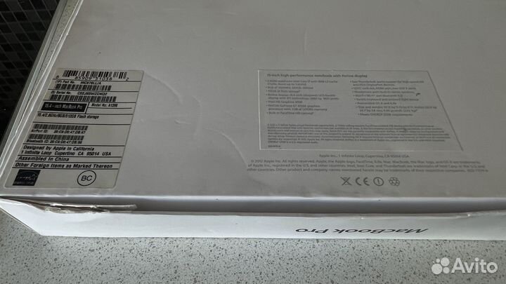 Apple macbook pro 15 retina