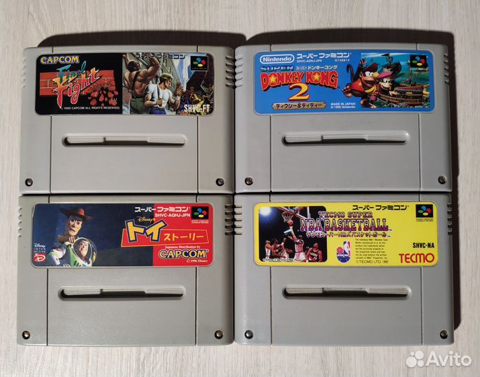 Картриджи Super Famicom
