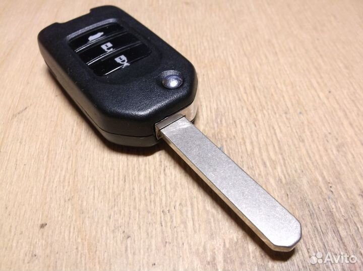 Honda оригинальный выкидной чип ключ 3 кнопки