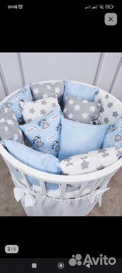 Бортики в детскую кроватку