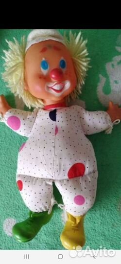 СССР игрушка- кукла клоун (Югославия)