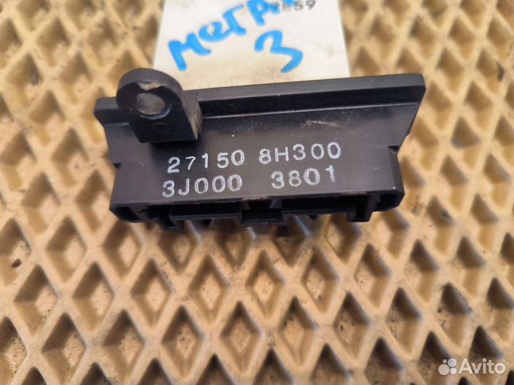 Резистор печки Renault Megane 3