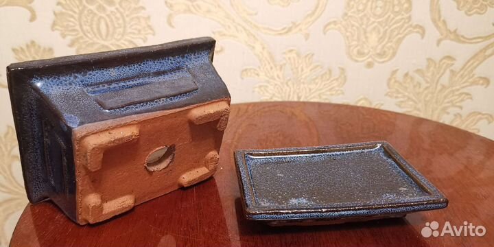 Горшок для бонсай керамический малый