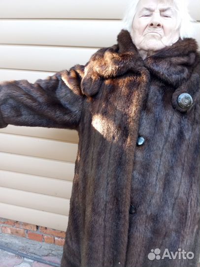 Шуба под норку искусственная 52-54р