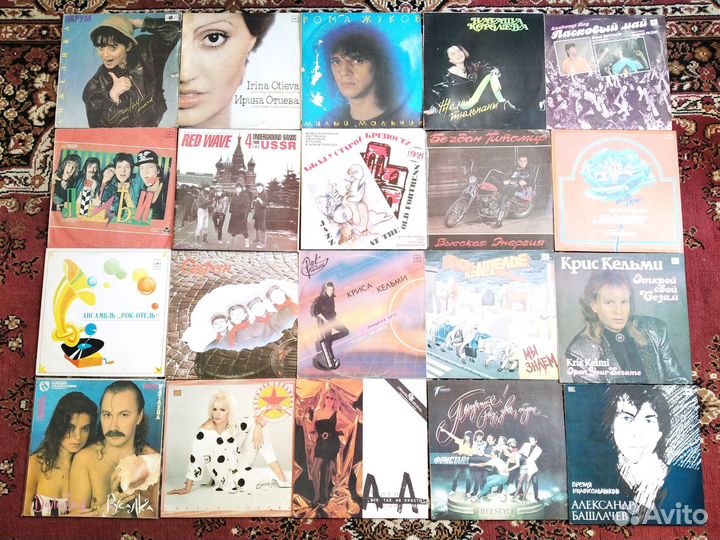 Русская и зарубежная Рок - Поп музыка на виниле