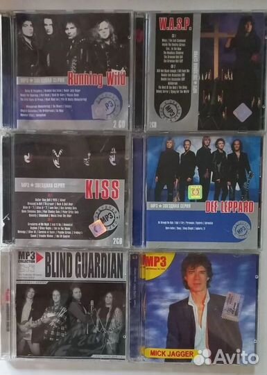 CD в формате мр3(тяжёлый рок)