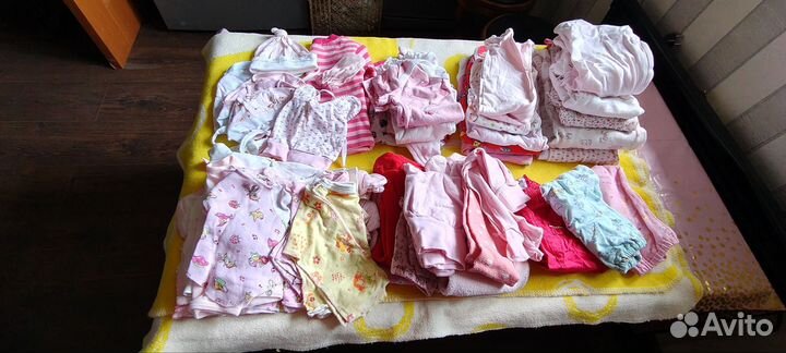 Детские вещи пакетом на девочку 56-68