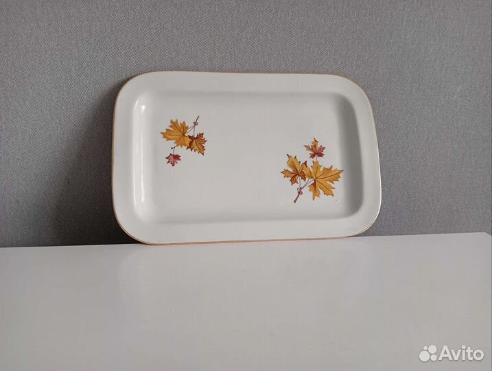 Поднос фарфор дулево