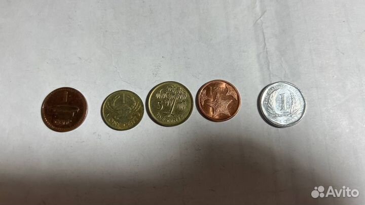 Монеты островных государств старые