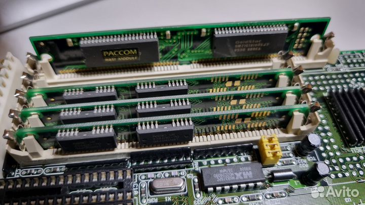 Ретро Материнская плата ATC-1411b. Umc 486-33f