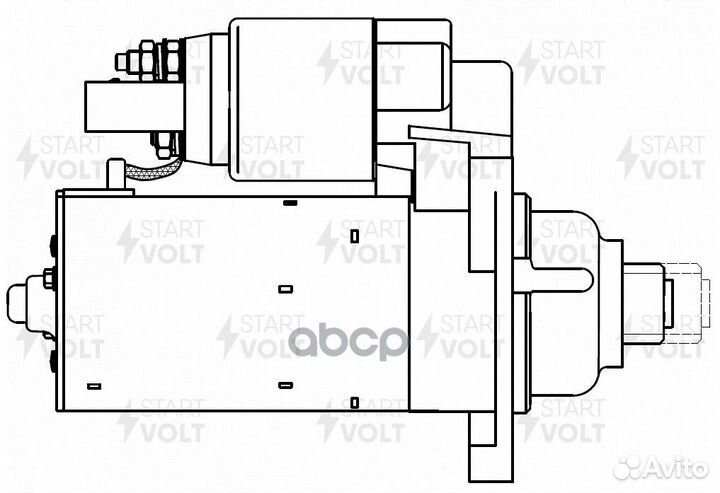 Стартер VAG 1.4/1.9 TDI/SDI 1.7кВт LST 1840