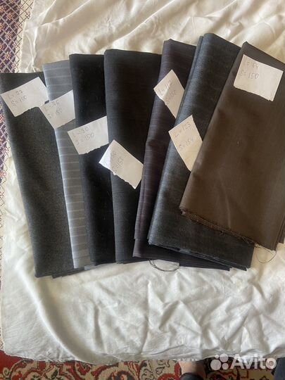 Отрезы шерстяных тканей СССР