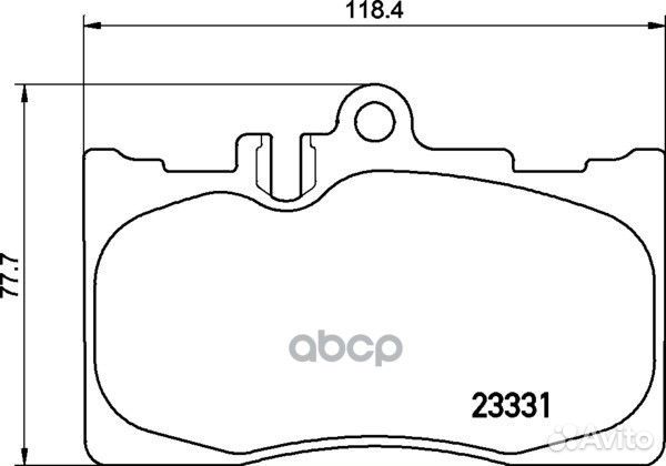 Колодки тормозные NP1079 nisshinbo