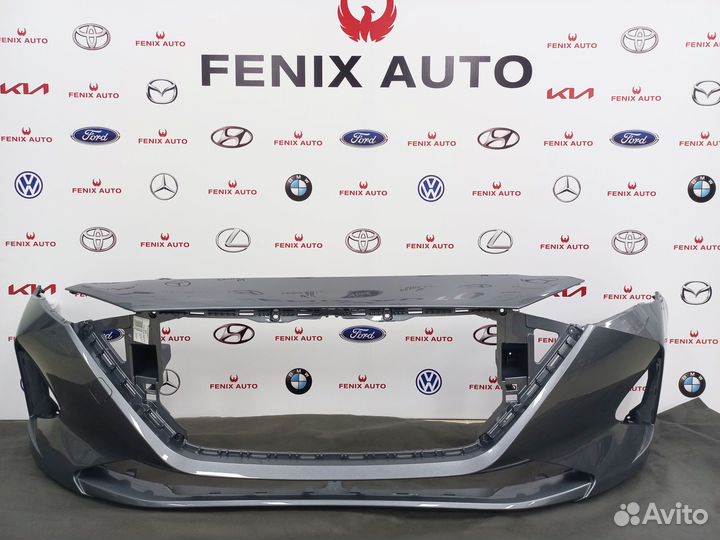 Бампер передний Hyundai Solaris 2021 Серый