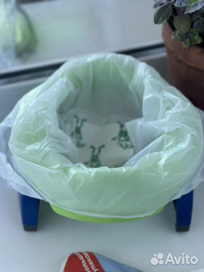 Горшок дорожный складной