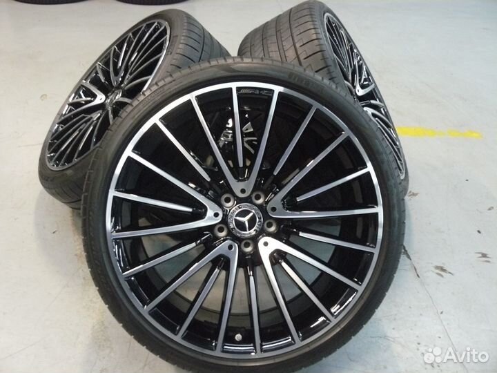 Колеса оригинал R21 AMG S class W223 Black Edition