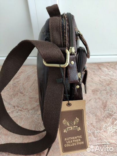 Сумка мужская натуральная кожа